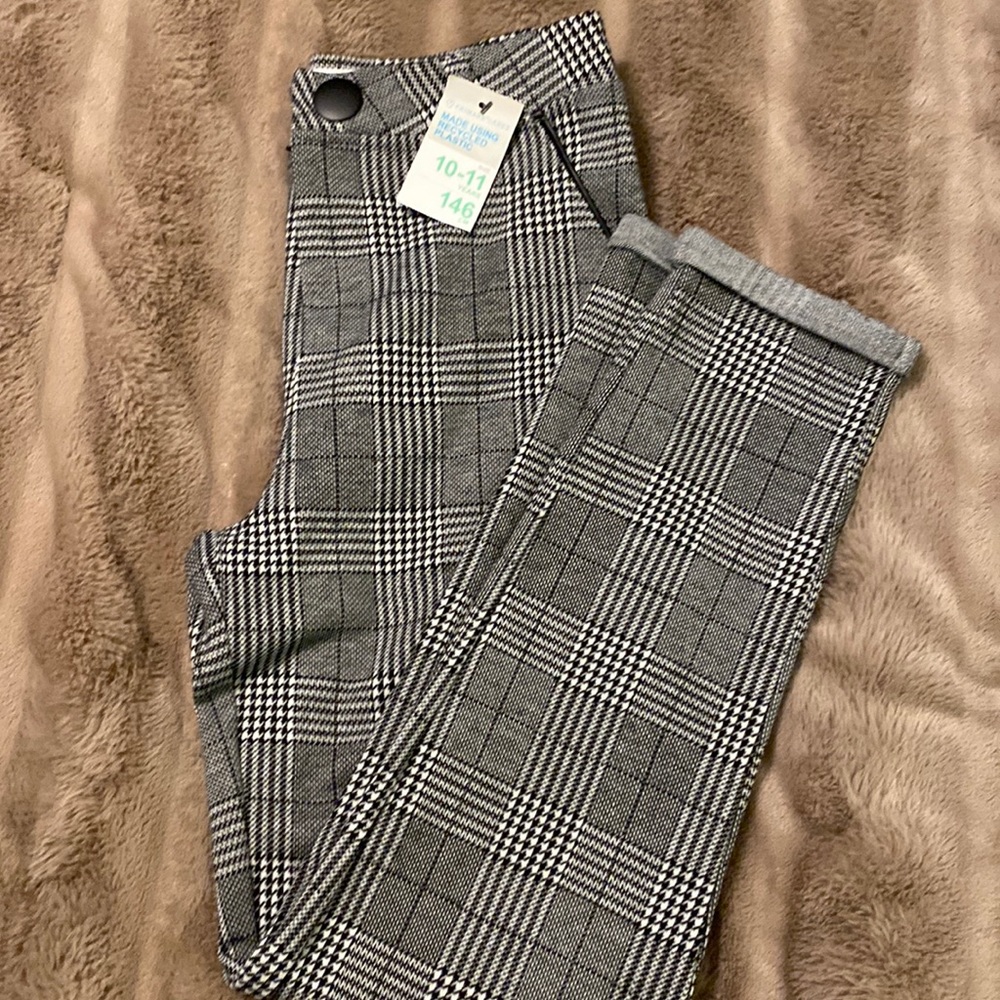 Girls cuffed skinny pants